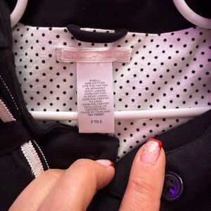 Janie and Jack Black Pea Coat